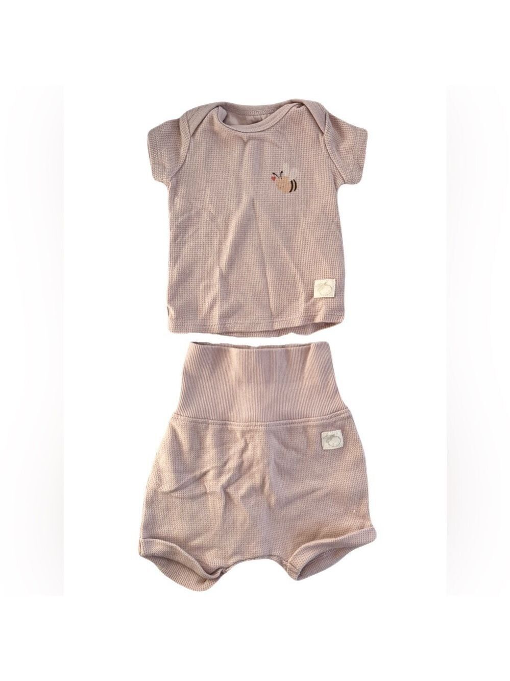 🩵4/$20 H&M Kids Matching Set in Light Pink With bee